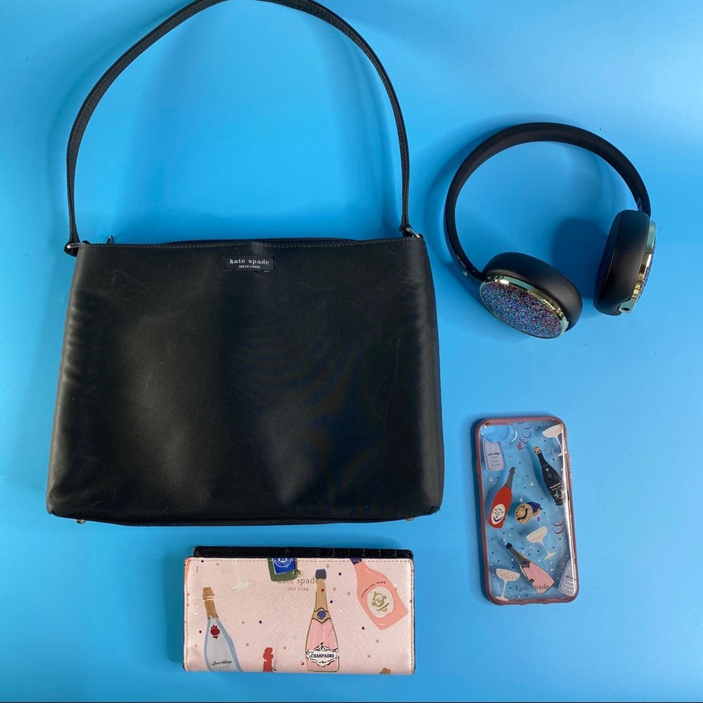 Kate Spade Black Nylon Handbag